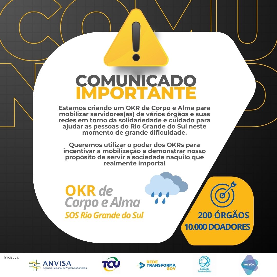 OKR de Corpo e Alma SOS Rio Grande do Sul