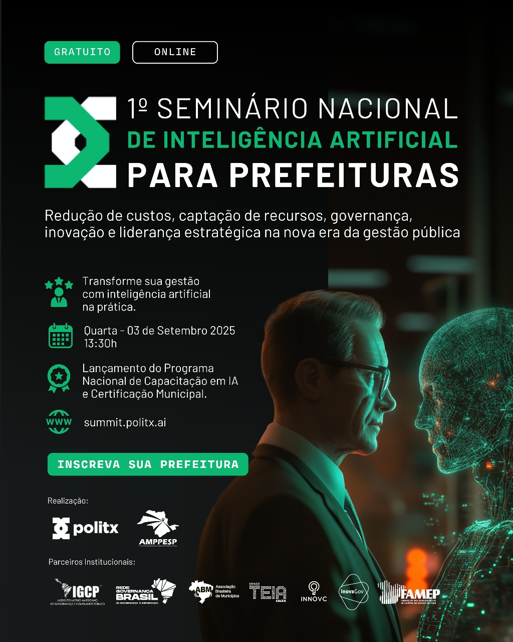 1º Seminário Nacional de Inteligência Artificial para Prefeituras