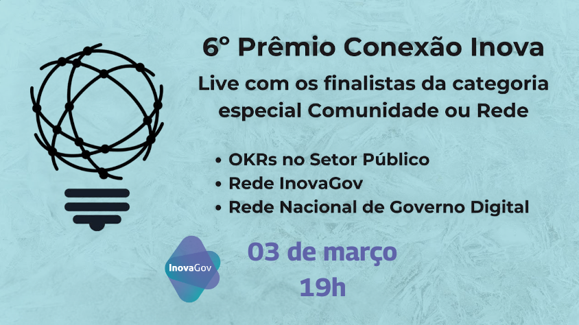 6º Prêmio Conexão Inova | Live com finalistas da categoria “Comunidade/Rede de Inovação”